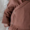 Overslagshirt Ruffle | Pink clay - Afbeelding 2