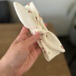 Haarbandje | Rib hartjes pink clay