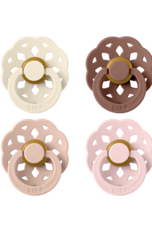 Bibs 4 Pack boheme | Ivory/Blush/Woodchuck/Blossom