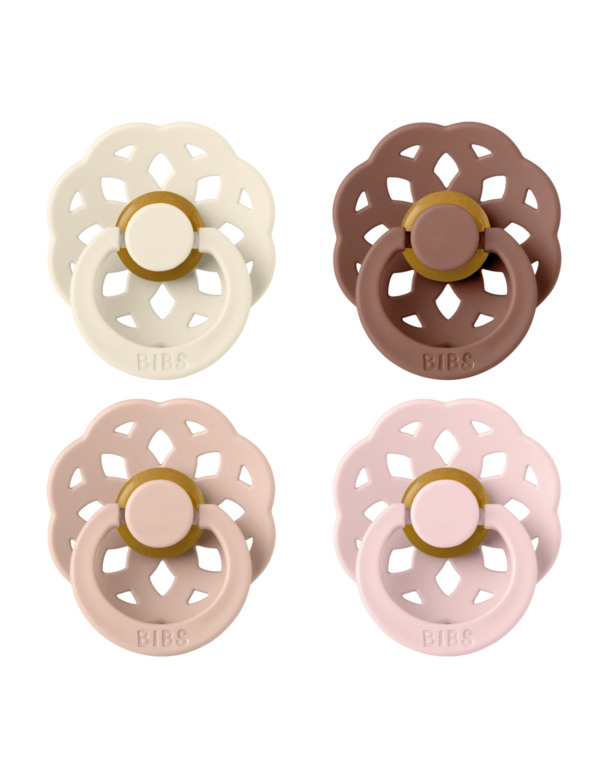 Bibs 4 Pack boheme | Ivory/Blush/Woodchuck/Blossom