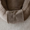 Babynestje | Rib & Bamboe taupe - Afbeelding 3