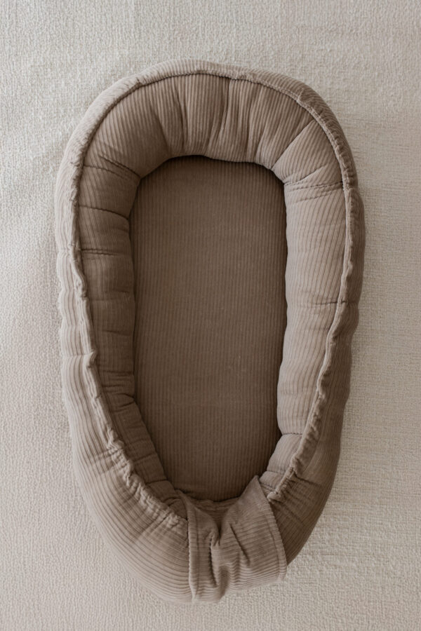babynestje rib taupe - babynest rib taupe - babynest taupe
