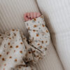 Overslagshirt ruffle | Beige bloemen - Afbeelding 2