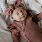 Haarbandje | Rib pink clay