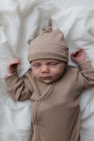 Mutsje | Cable taupe