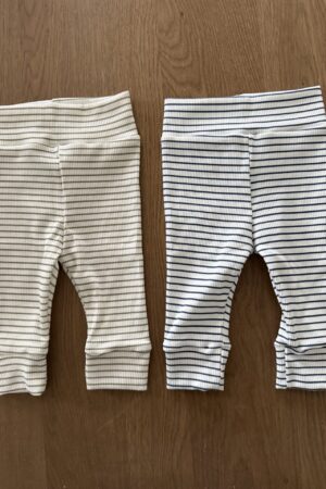 2 pack broekjes | Streepjes blauw & groen