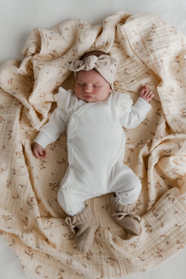 Boxpakje | Dubbele ruffle rib off white